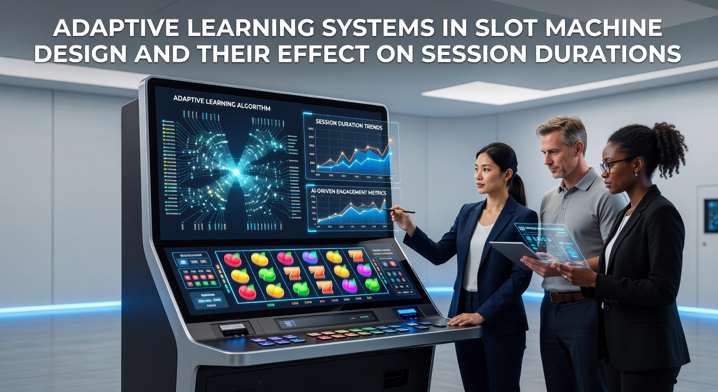 Adaptive learning systems interface displaying real-time player behavior analytics on a modern slot machine screen